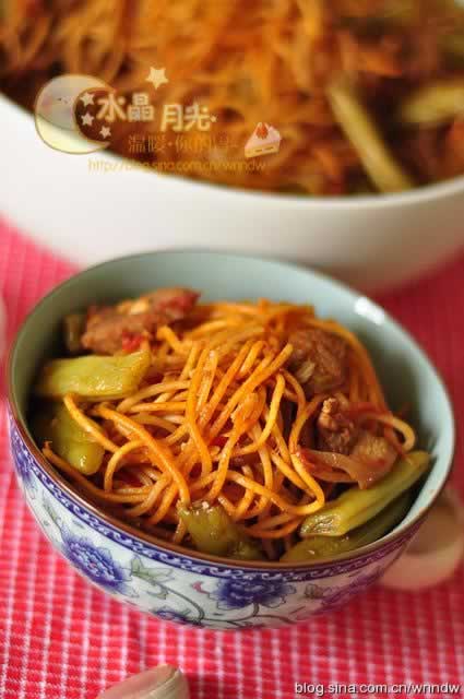 私房扁豆焖面的做法