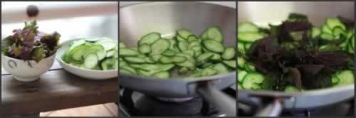 紫苏黄瓜的做法