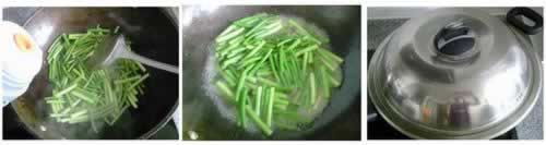 蒜苔炒肉丝的做法