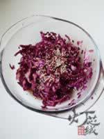 脆拌紫甘蓝的做法