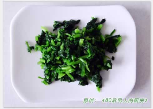 鸡蛋菠菜卷的做法