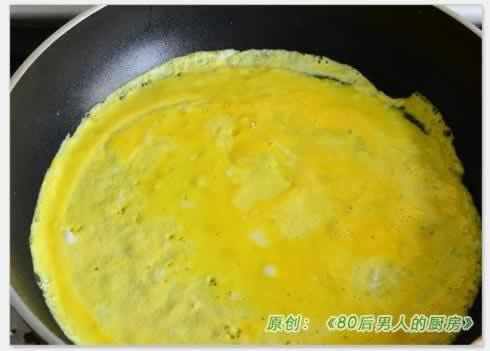 鸡蛋菠菜卷的做法