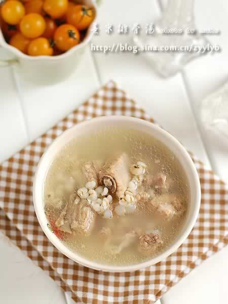 薏米排骨汤的做法