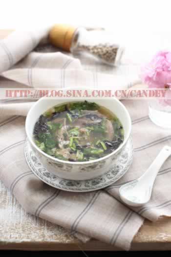 拆骨肉酸辣汤的做法