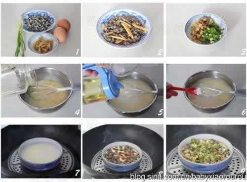 榨菜螺蛳肉炖蛋的做法