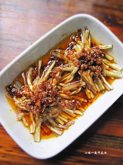 香辣菊花茄子的做法