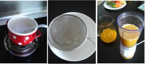 芒果西米露的做法