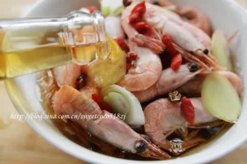 香糟北极虾的做法