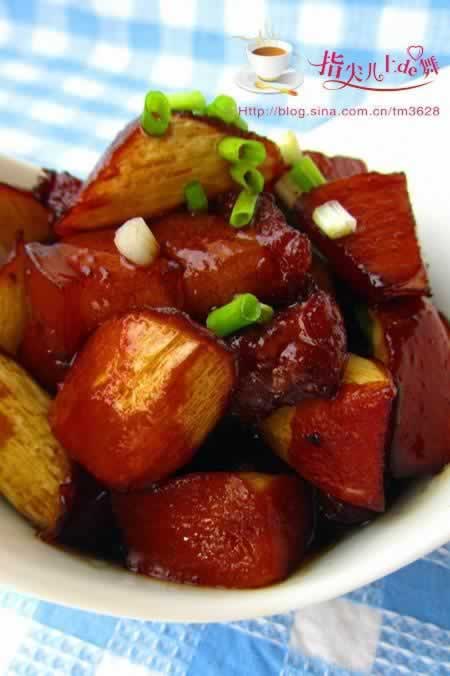 茭白烧肉的做法