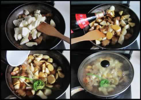 茭白烧肉的做法