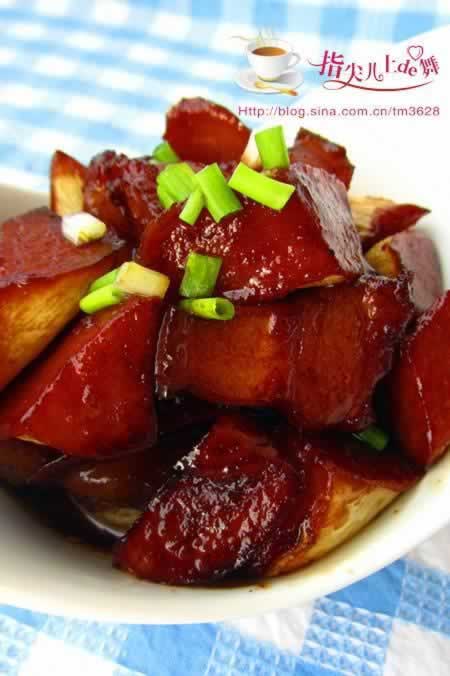 茭白烧肉的做法