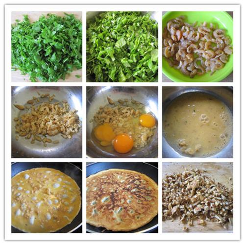 荠菜鸡蛋盒子的做法