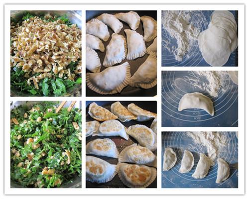 荠菜鸡蛋盒子的做法