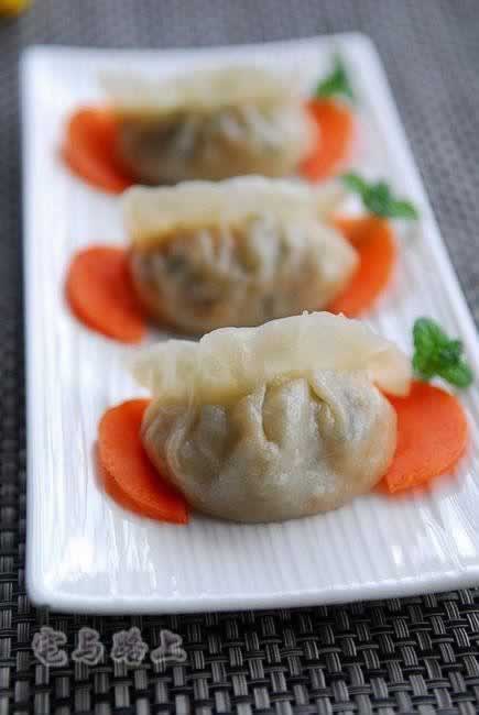 韭菜鲜肉蒸饺的做法
