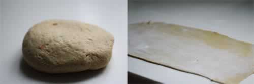 香葱胡萝卜花卷的做法