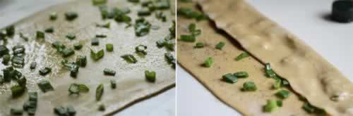 香葱胡萝卜花卷的做法