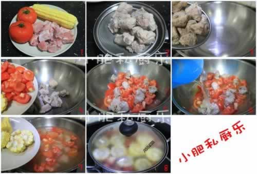 番茄排骨汤的做法