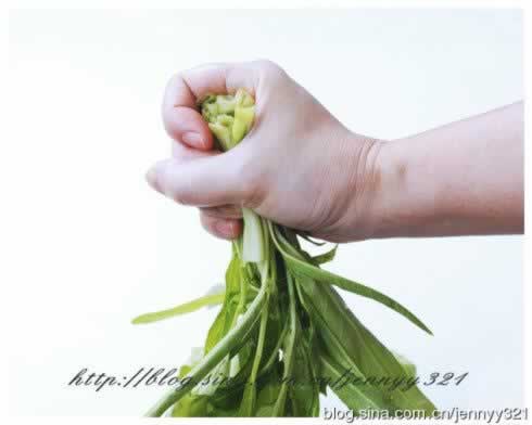 椒丝腐乳通菜的做法