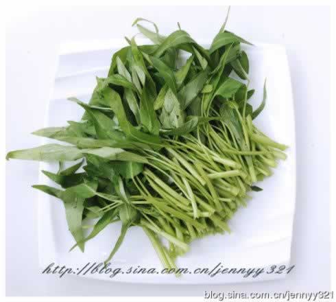 椒丝腐乳通菜的做法