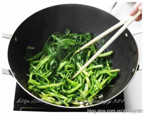 椒丝腐乳通菜的做法