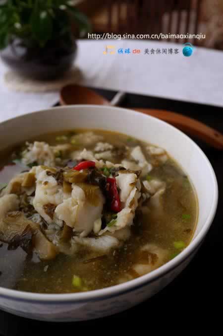 酸菜鱼片的做法