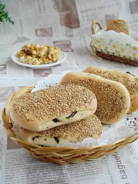 自制海苔烧饼的做法