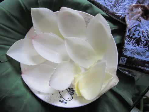 酥炸荷花的做法