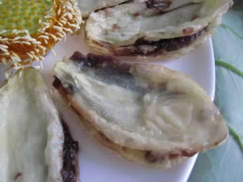 酥炸荷花的做法