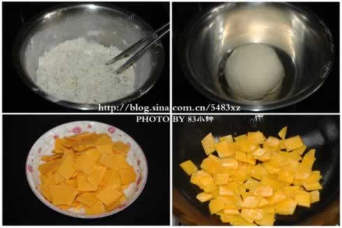 南瓜面片的做法