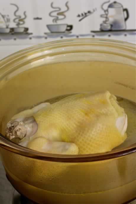 手撕版白切鸡的做法