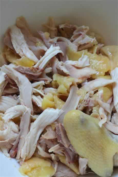 手撕版白切鸡的做法