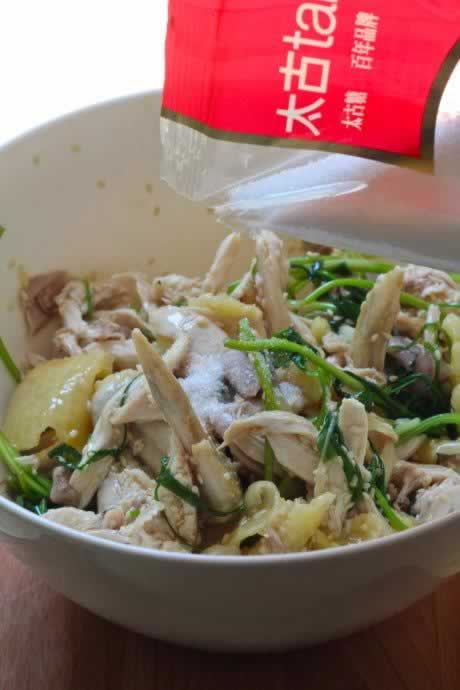 手撕版白切鸡的做法