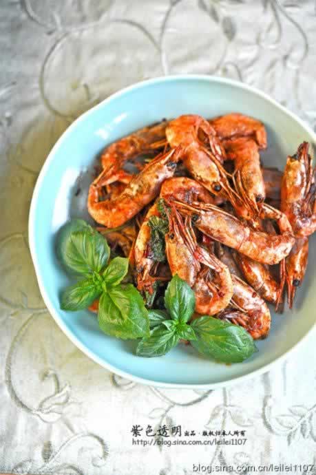 三杯北极虾的做法