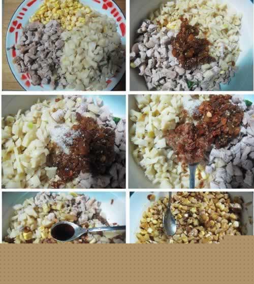 XO酱笋丁包子的做法