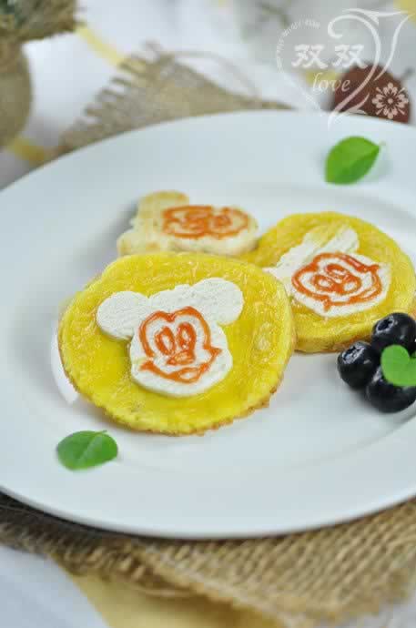 米奇馒头鸡蛋饼的做法