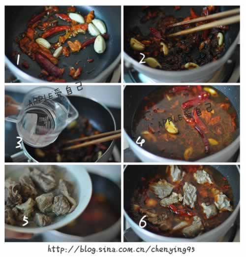 红油香辣牛肉米线的做法