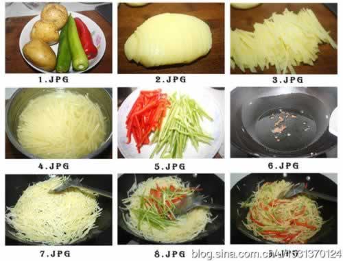 双椒土豆丝的做法