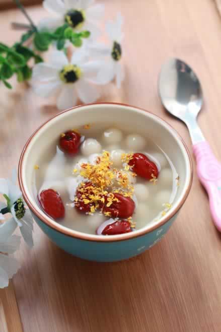 桂花红枣小圆子的做法