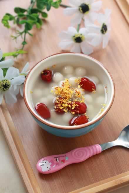 桂花红枣小圆子的做法