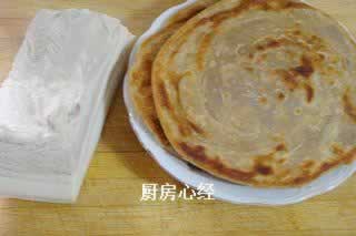 鱼头肥肉泡大饼的做法