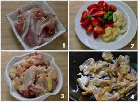 农家炒鸡的做法