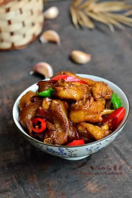 农家炒鸡的做法