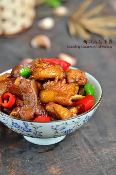 农家炒鸡的做法