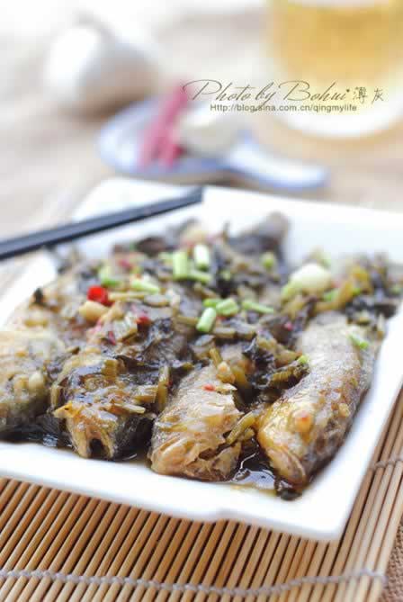 雪菜小黄鱼的做法