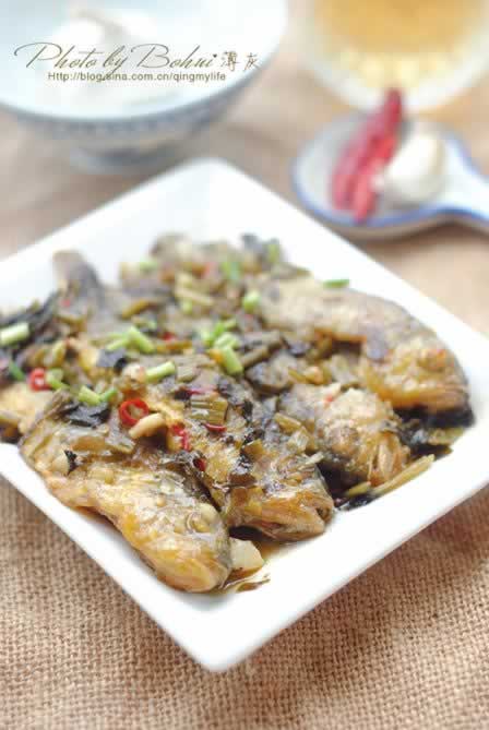 雪菜小黄鱼的做法