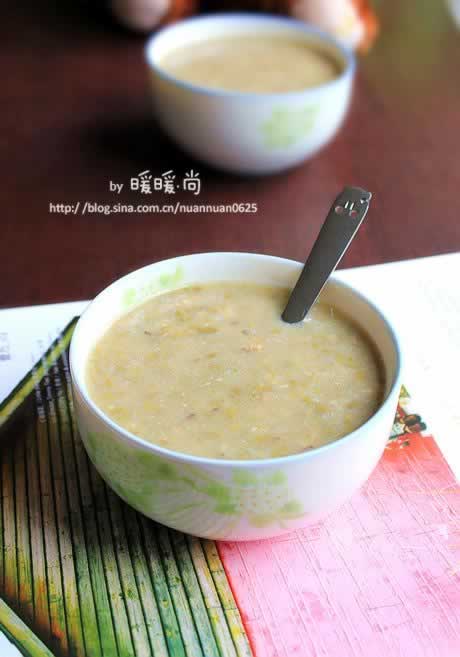 绿豆薏仁粥的做法