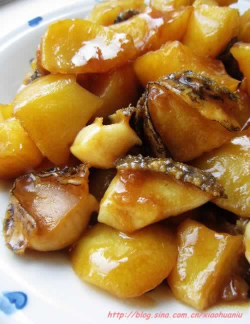 鲍鱼烧土豆的做法