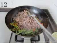 芫爆牛肉丝的做法