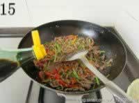 芫爆牛肉丝的做法