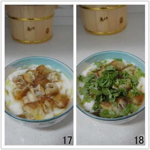 自制鸡汤油条豆腐脑的做法